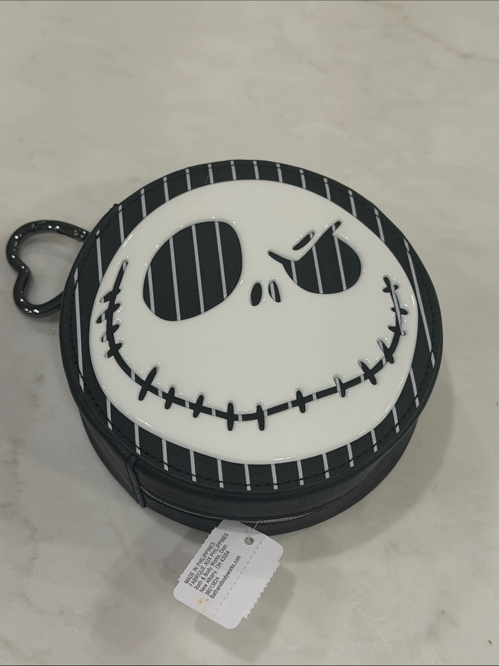Bath & Body Works Nightmare Before Christmas Round Character Bag